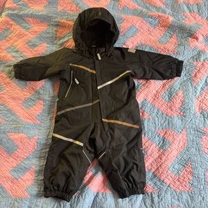 REIMA snowsuit black size 9-12 months